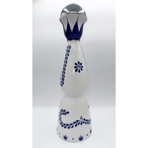 Clase Azul Reposado Empty Tequila Bottle Hand Painted Decanter 15" tall - Picture 2 of 6